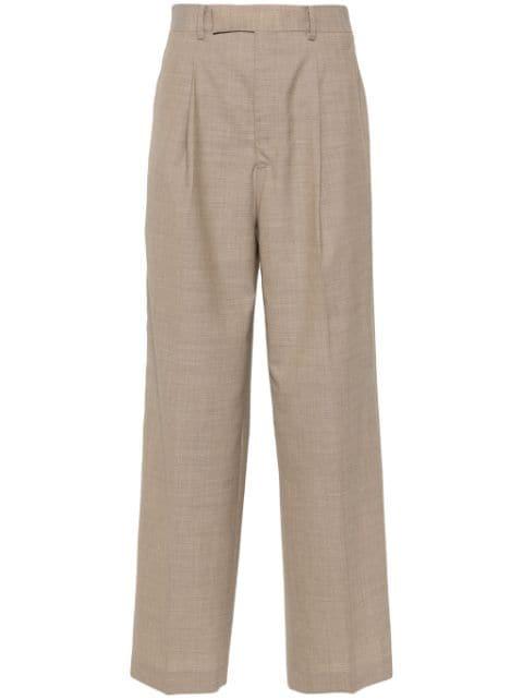 tailored straight trousers by AURALEE