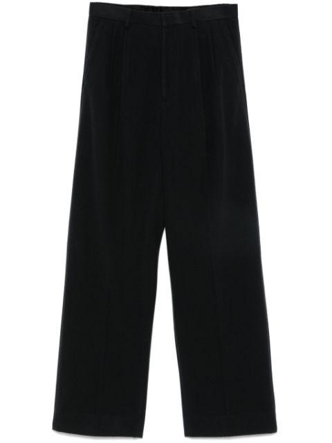 wool flannel trousers by AURALEE
