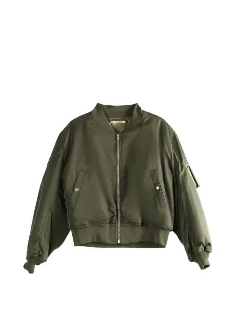 zip-up bomber jacket by AURALEE