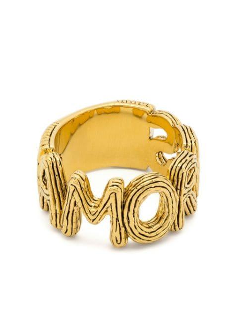 Amaite gold plated ring by AURELIE BIDERMANN