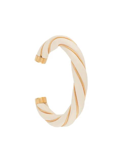 Diana twisted bangle by AURELIE BIDERMANN