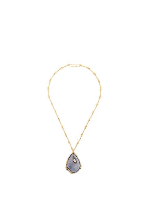 Françoise leaf-detail necklace by AURELIE BIDERMANN