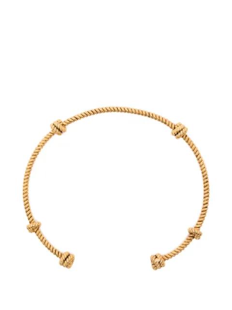 Palazzo knotted rope-effect necklace by AURELIE BIDERMANN
