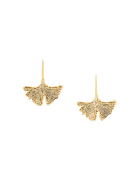 Tangerine Cosmic Grey earrings by AURELIE BIDERMANN