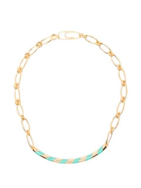 enamel-detail necklace by AURELIE BIDERMANN