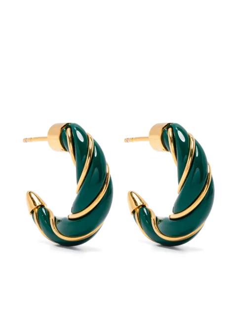 mini Diana twisted earrings by AURELIE BIDERMANN
