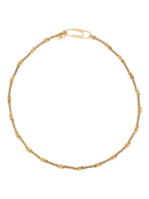 twisted chain heart necklace by AURELIE BIDERMANN