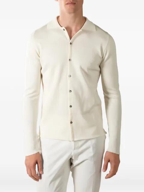Buttoned knitted shirt by AURELIEN
