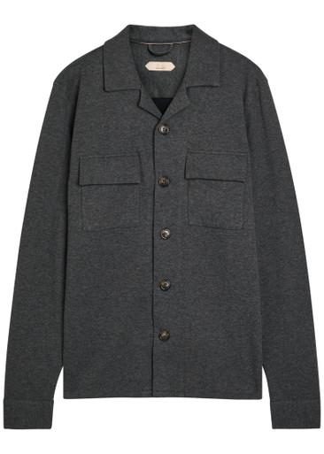 Cotton-blend overshirt by AURELIEN