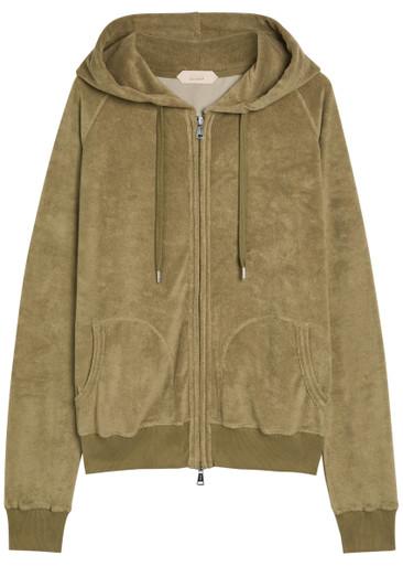 Hooded terry jumper by AURELIEN