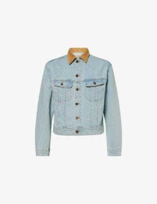 Rodeo Suede-Collar Denim Jacket by AUSTIN POST