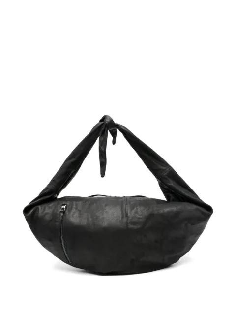 knot zip leather backpack by AUTENTICA 504