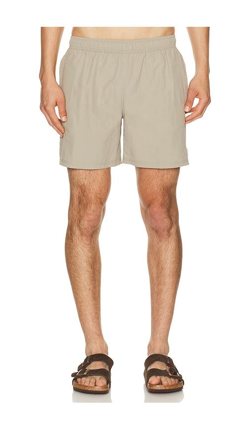 AUTO-REPLY 5.5 Solid Sebastian Swim Trunk in Grey by AUTO-REPLY
