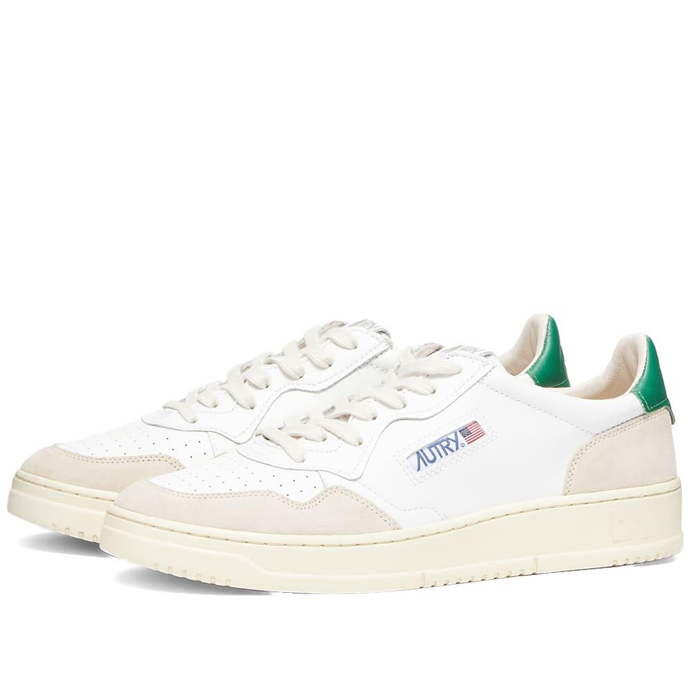 Autry 01 Low Leather and Suede Sneaker by AUTRY