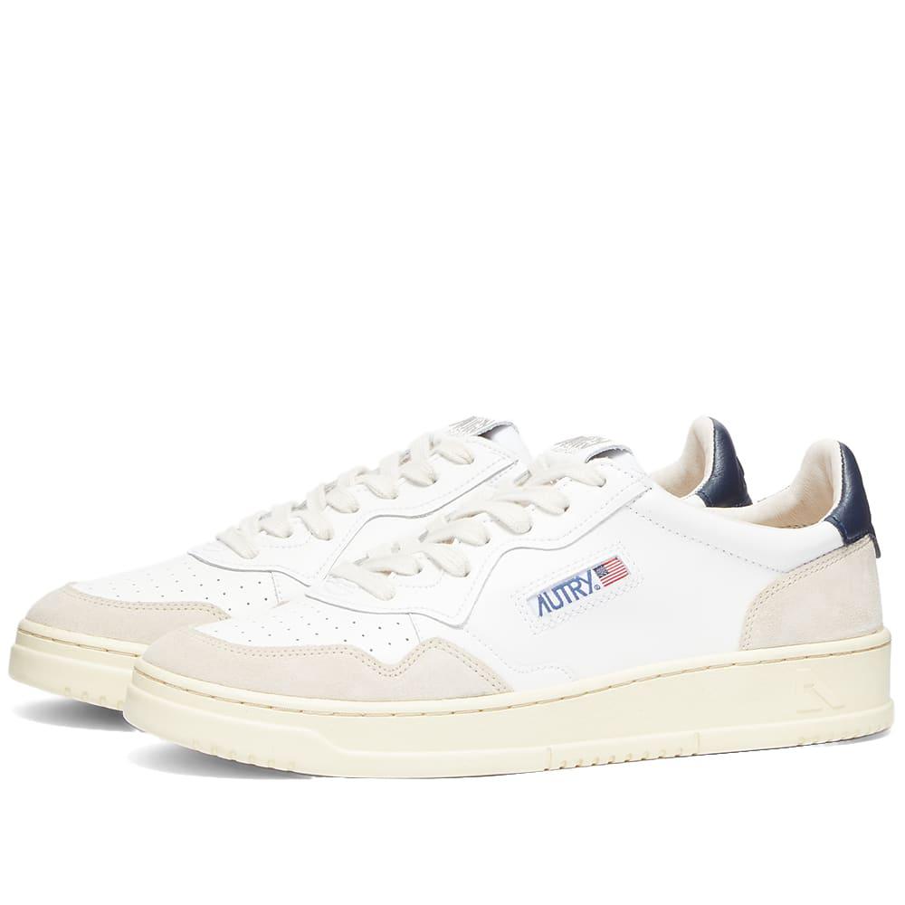 Autry 01 Low Leather and Suede Sneaker by AUTRY