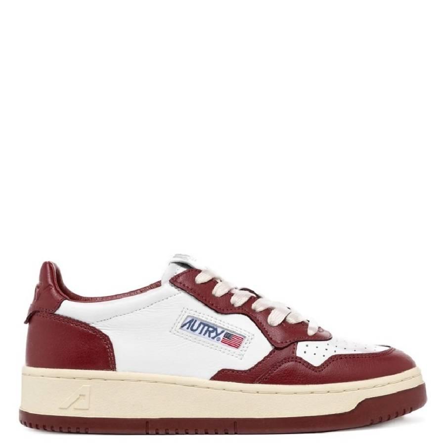 Autry Bicolor Medalist Leather Low Sneakers by AUTRY