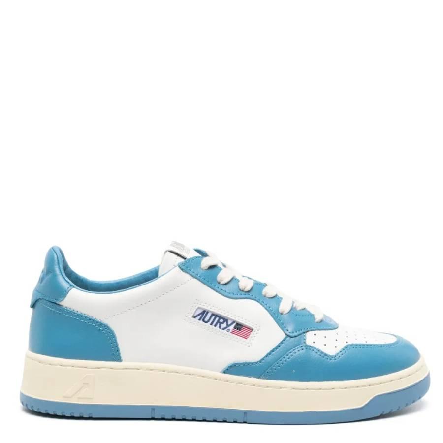Autry Bicolor Medalist Leather Low Sneakers by AUTRY
