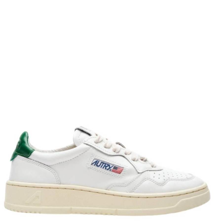 Autry Medalist Leather Low-Top Sneakers by AUTRY