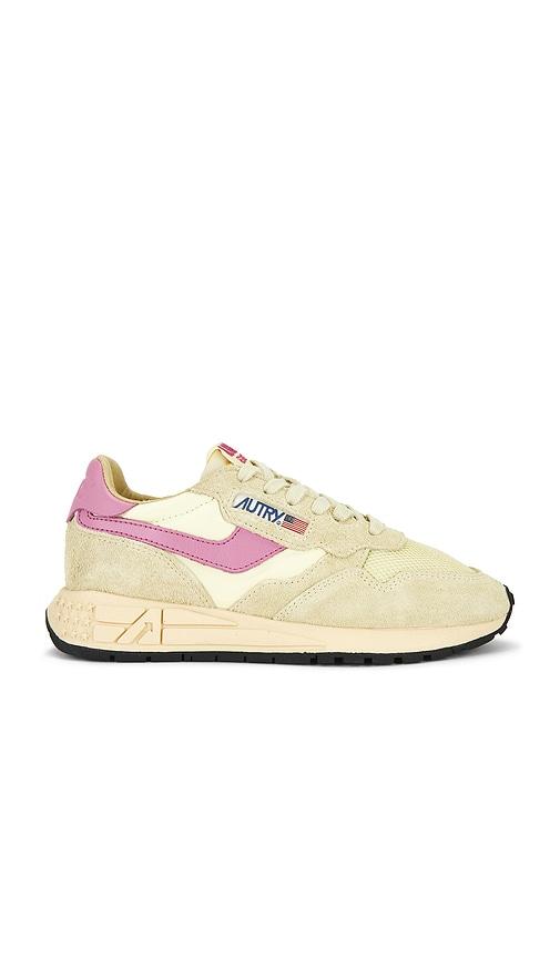Autry Reelwind Low Sneaker in Beige by AUTRY