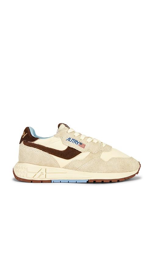 Autry Reelwind Low Sneaker in Beige by AUTRY
