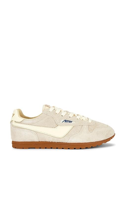 Autry Windspin Low Sneaker in Beige by AUTRY