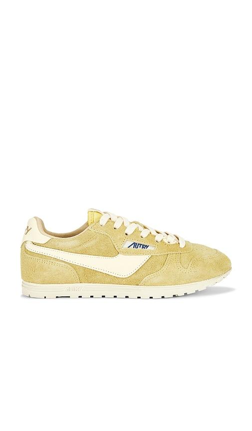 Autry Windspin Low Sneaker in Yellow by AUTRY