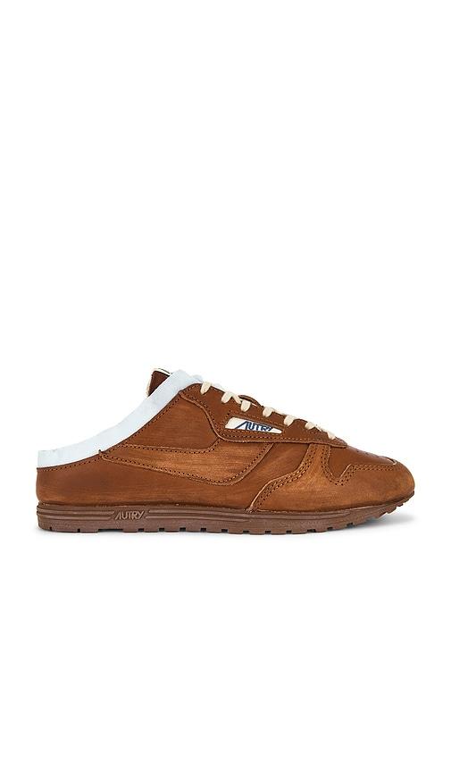 Autry Windspin Mule Sneaker in Cognac by AUTRY