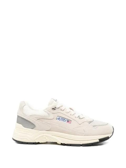 Hyperway suede mesh sneakers by AUTRY