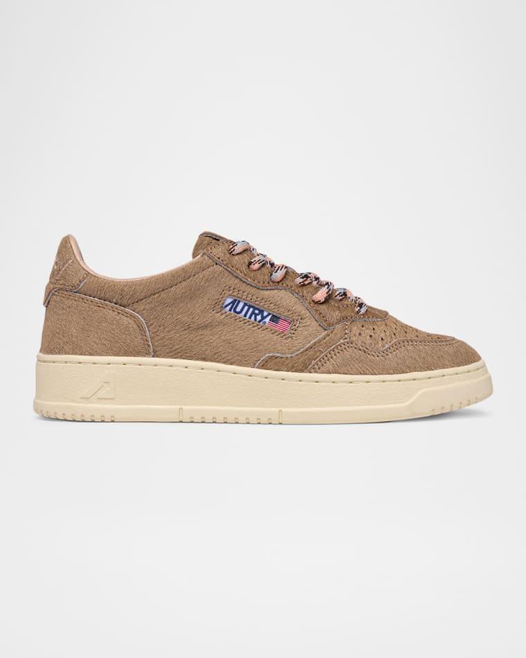 Medalist Low-Top Calf Hair Sneakers by AUTRY