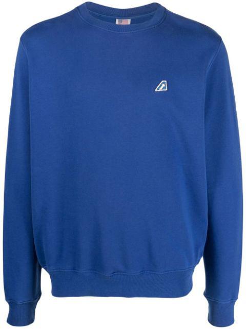 Tennis logo-patch cotton sweatshirt by AUTRY