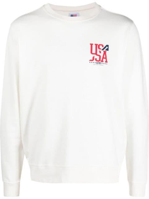 cotton logo-print sweatshirt by AUTRY