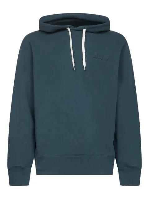 drawstring-hood cotton sweatshirt by AUTRY