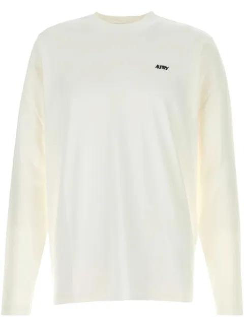 embroidered-logo longsleeved T-shirt by AUTRY