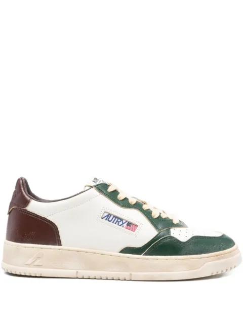 leather-panelled sneakers by AUTRY