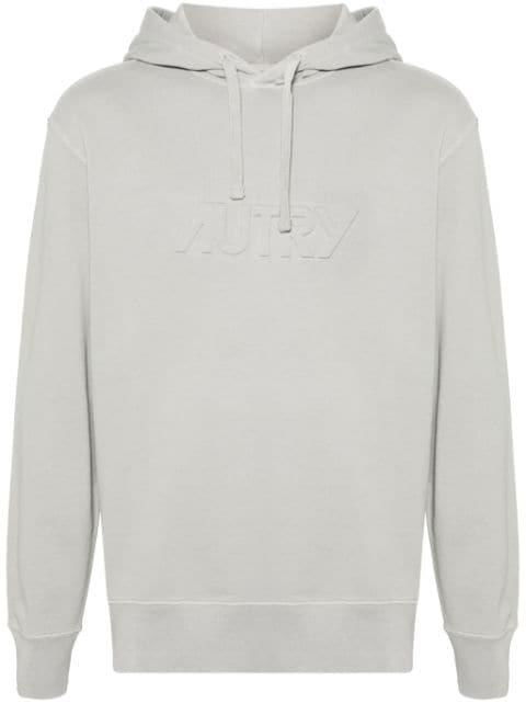 logo-embossed cotton hoodie by AUTRY