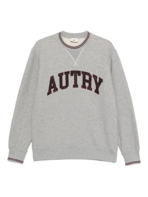 logo-embroidered crew-neck sweatshirt by AUTRY