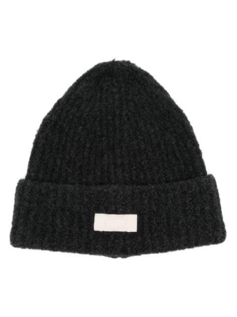 logo-patch beanie hat by AUTRY