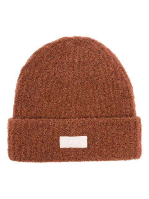 logo-patch beanie hat by AUTRY