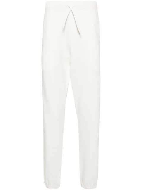 logo-patch cotton track trousers by AUTRY