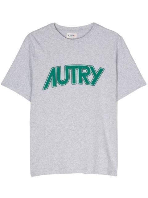logo-print T-shirt by AUTRY