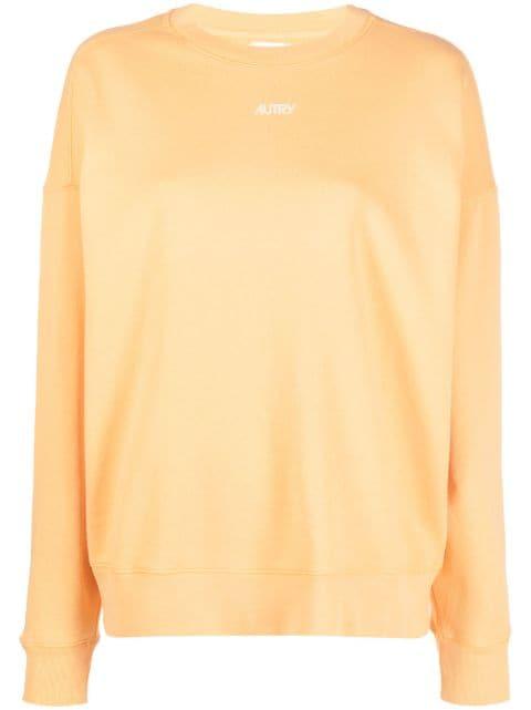 logo-print cotton sweatshirt by AUTRY