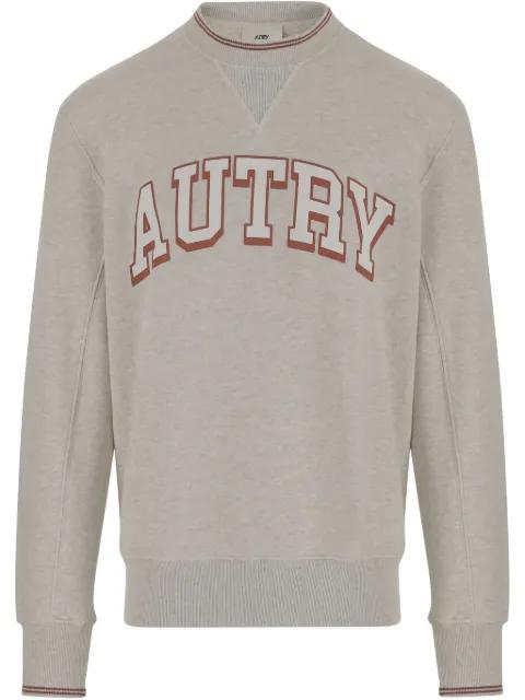 logo-print cotton sweatshirt by AUTRY