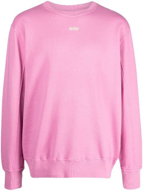 logo-print cotton sweatshirt by AUTRY