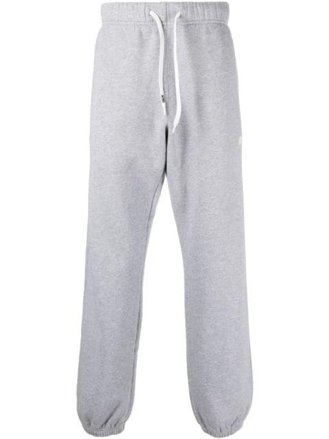 logo-print cotton track pants by AUTRY