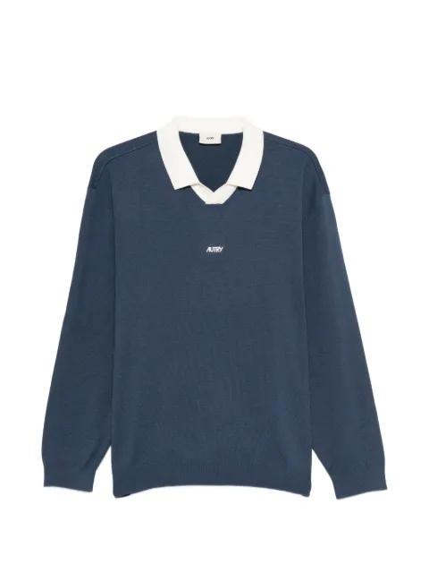 logo-print knitted sweatshirt by AUTRY