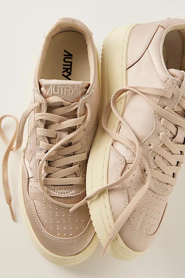 Autry Medalist Low-Top Satin Sneakers by AUTRY | F P MOVEMENT