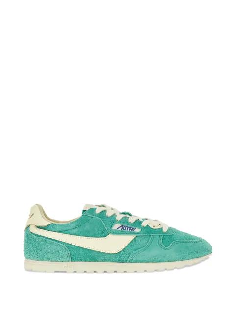 panelled suede sneakers by AUTRY