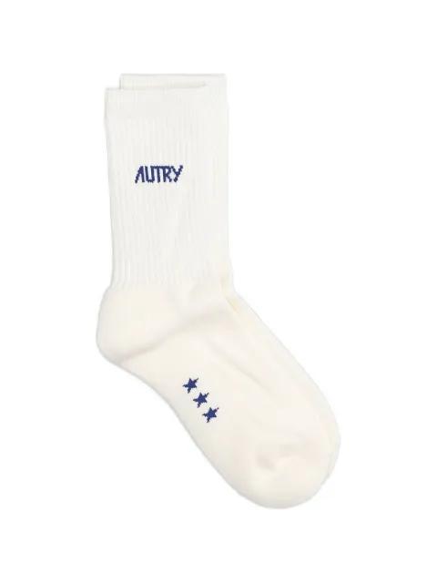 ribbed logo socks by AUTRY