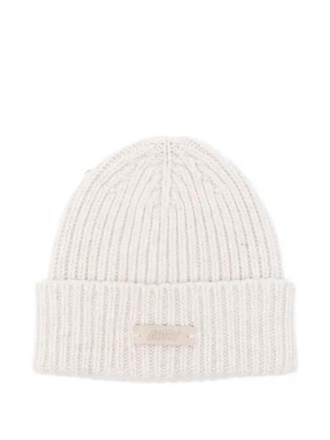 ribbed wool beanie by AUTRY