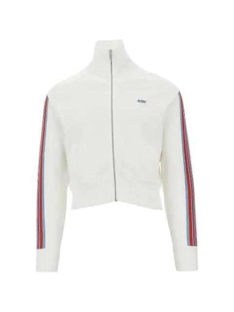 striped funnel neck jacket by AUTRY